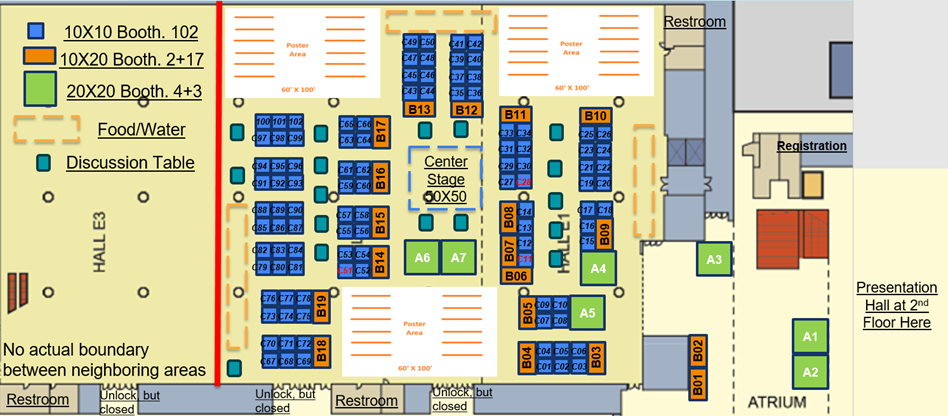 Exhibitor Hall Layout